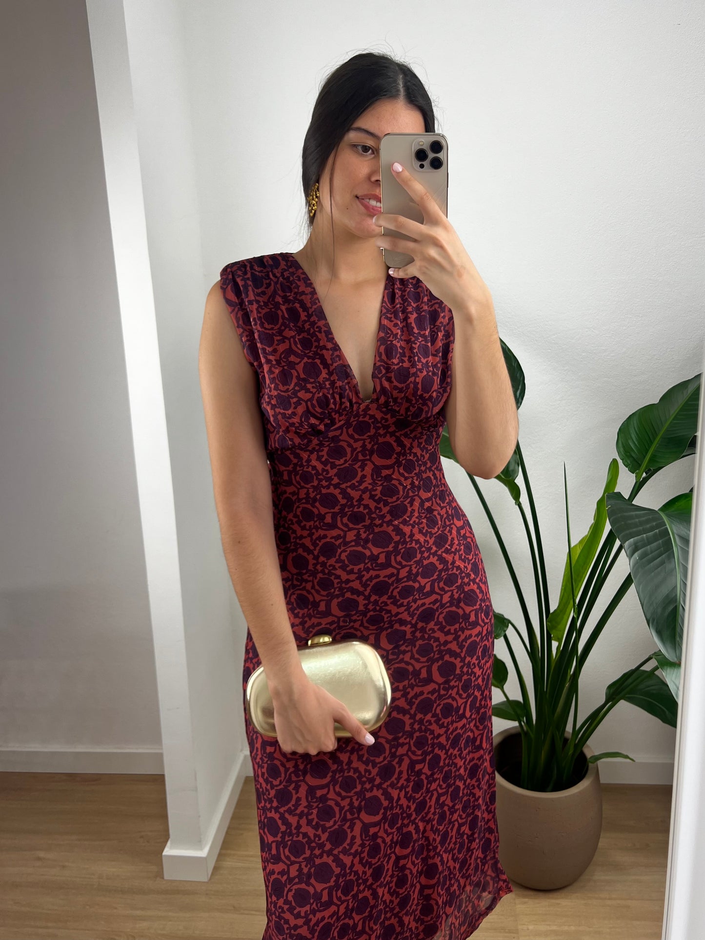 Vestido Alma - Coral