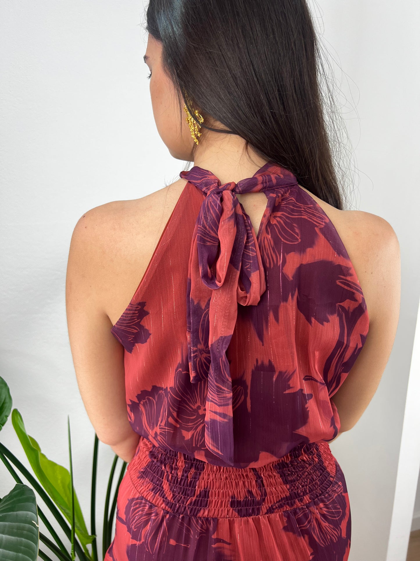 Vestido Eleonora - Vinho