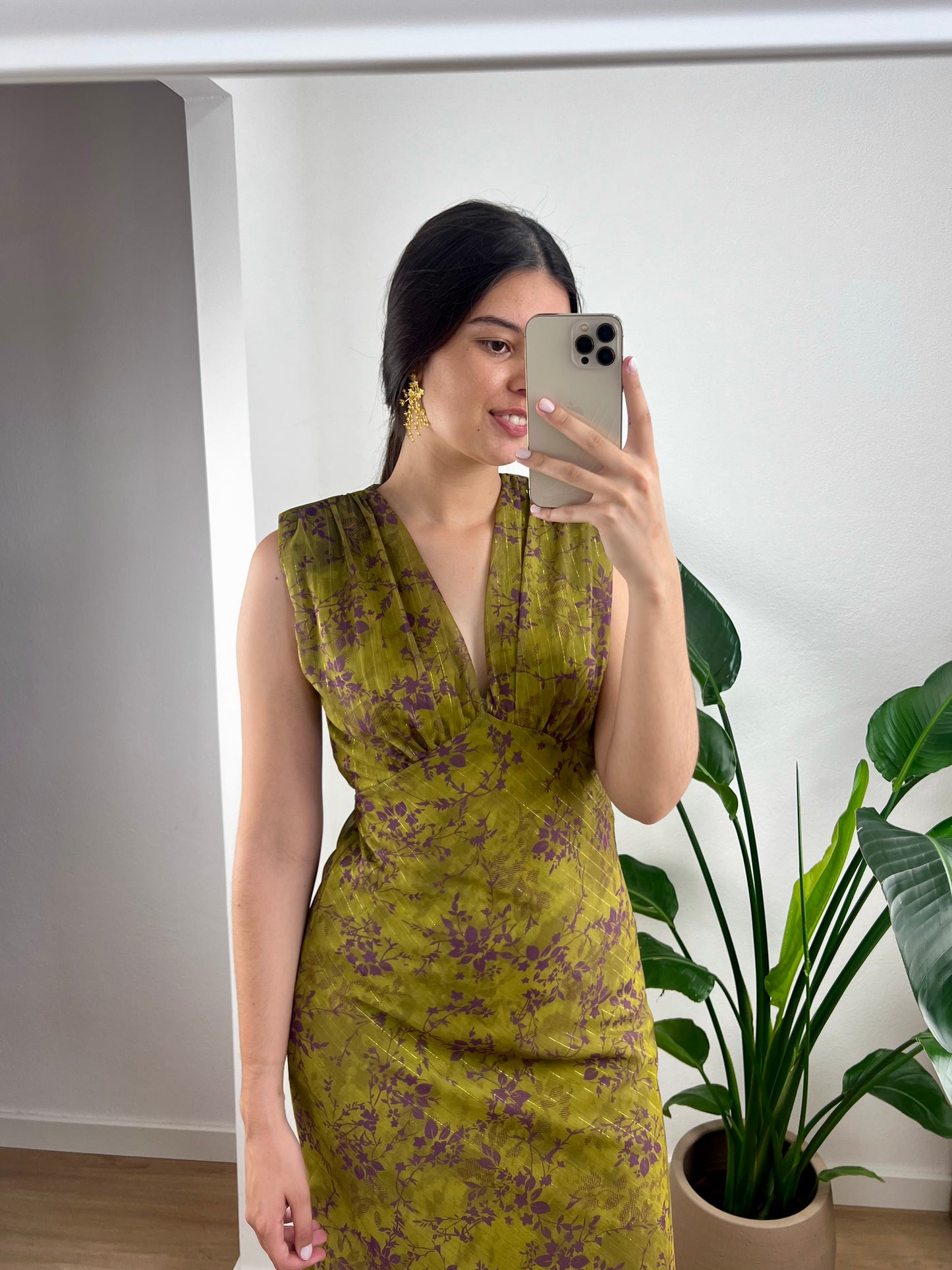 Vestido Alma - Verde lima