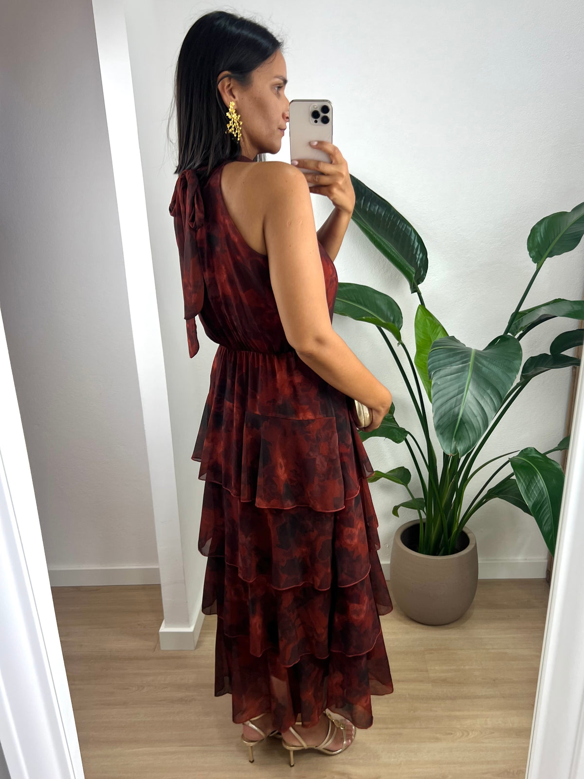 Vestido Clarice - Terracota