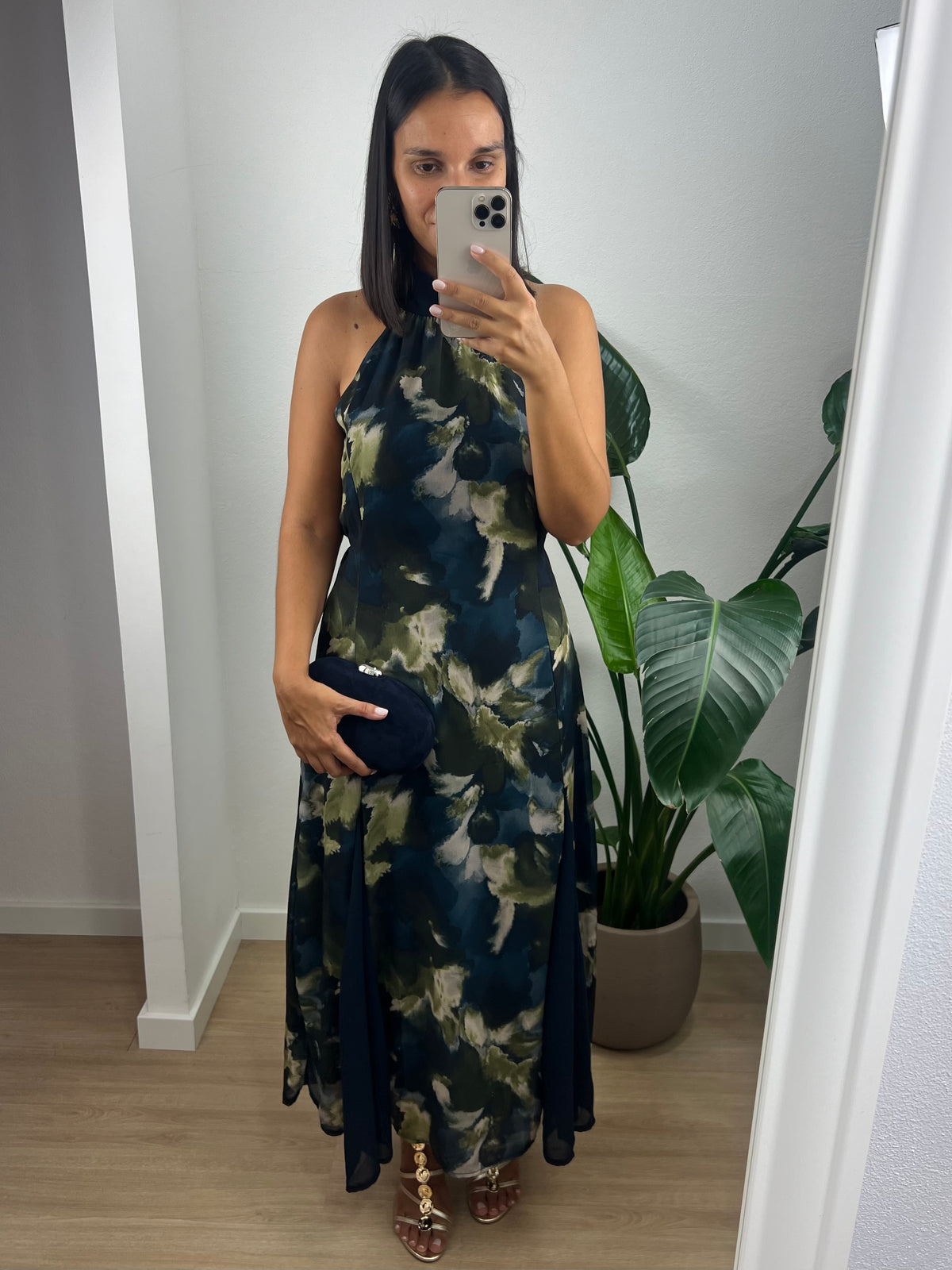 Vestido Constanza - Azul Marinho