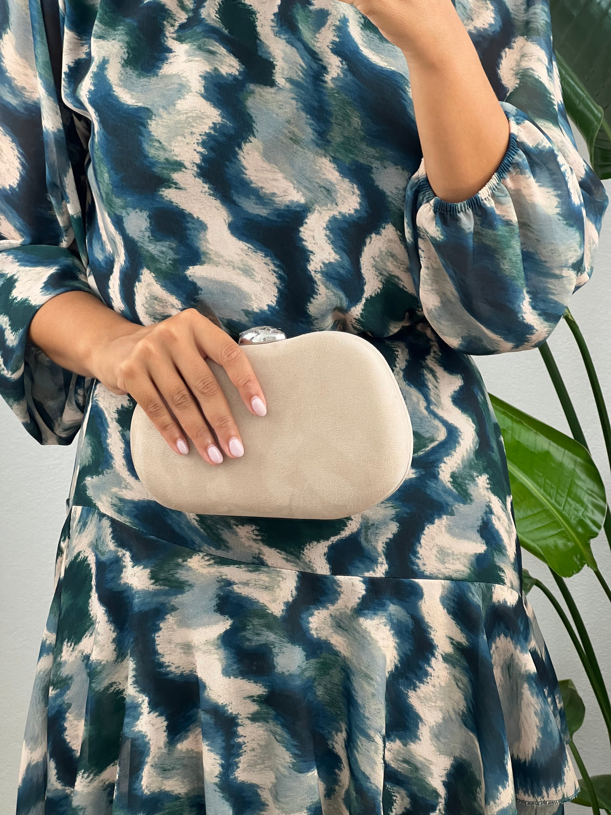 Clutch de festa - Bege