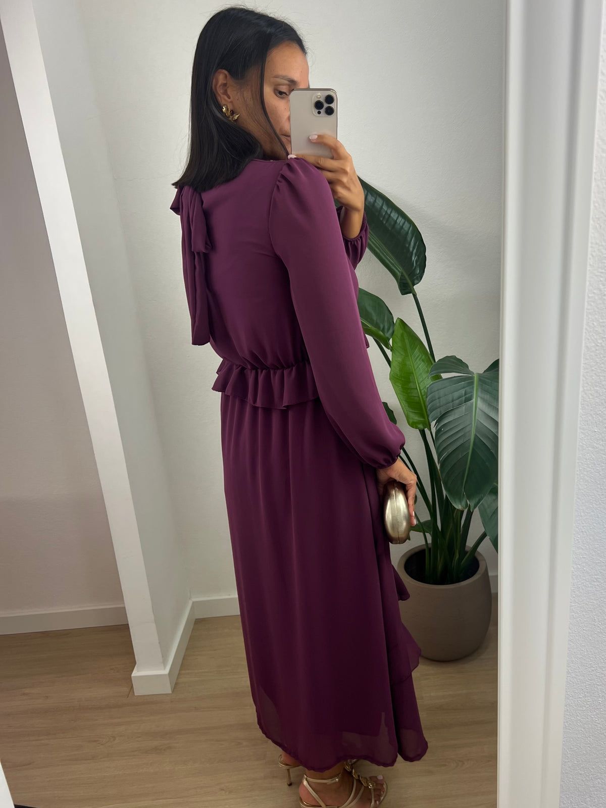 Vestido Andrea - Beringela