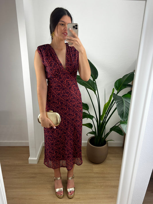 Vestido Alma - Coral