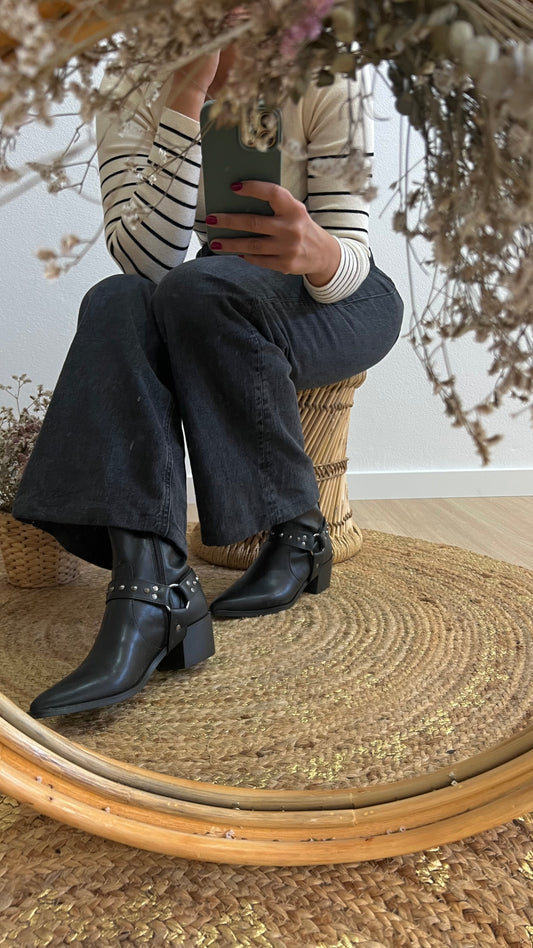 Botins Cowboy - Preto