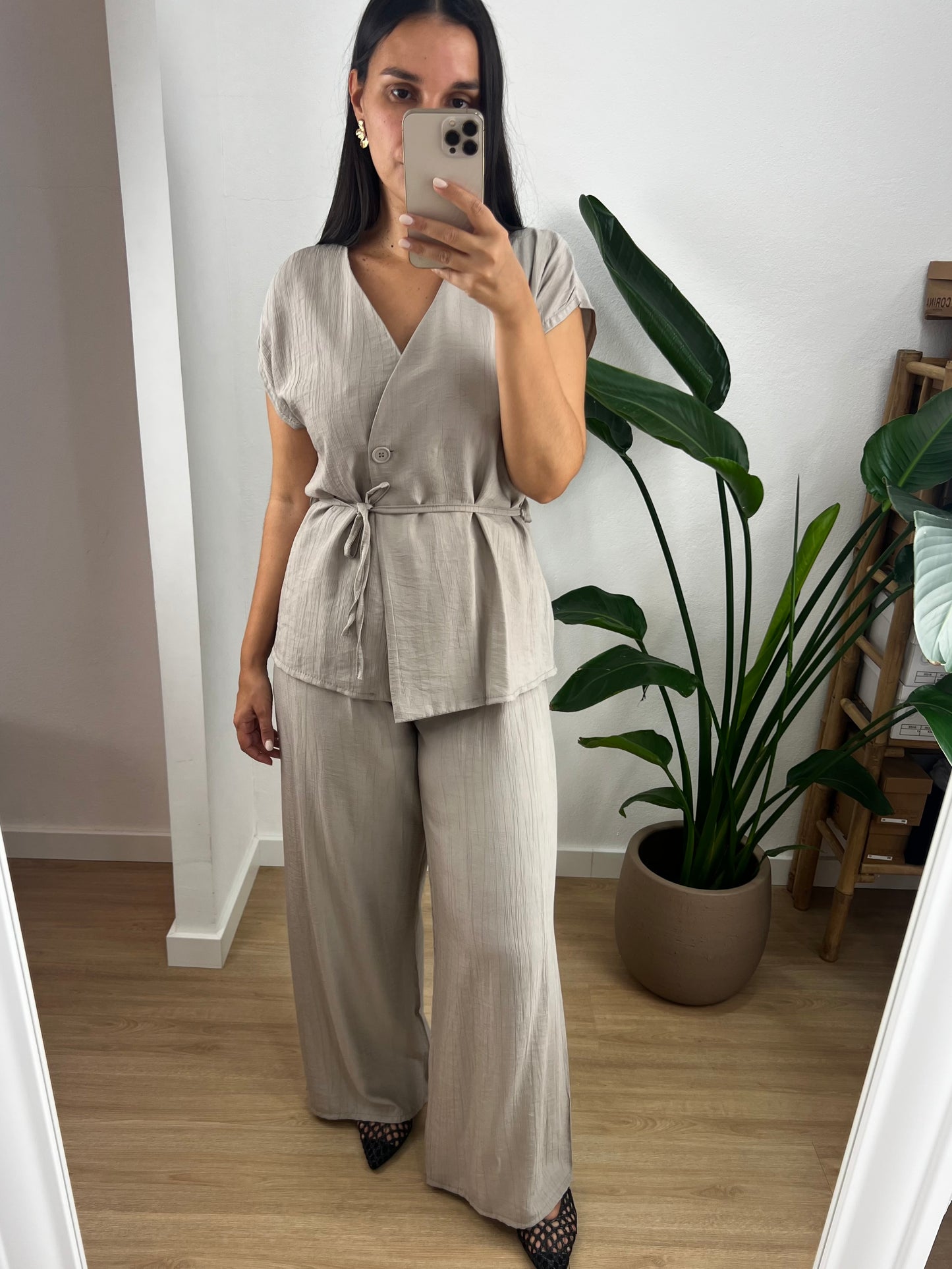 Conjunto com cinto