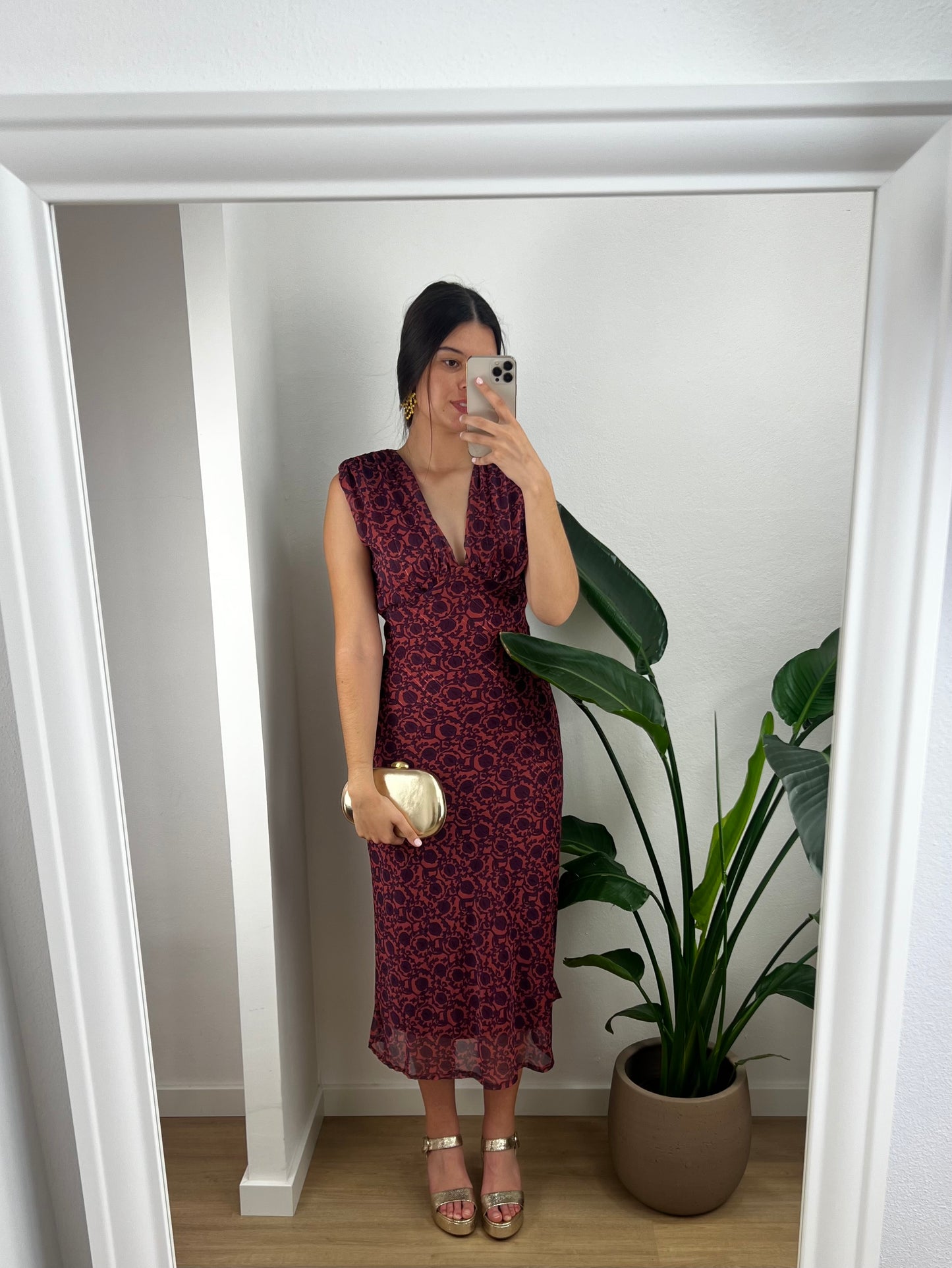 Vestido Alma - Coral