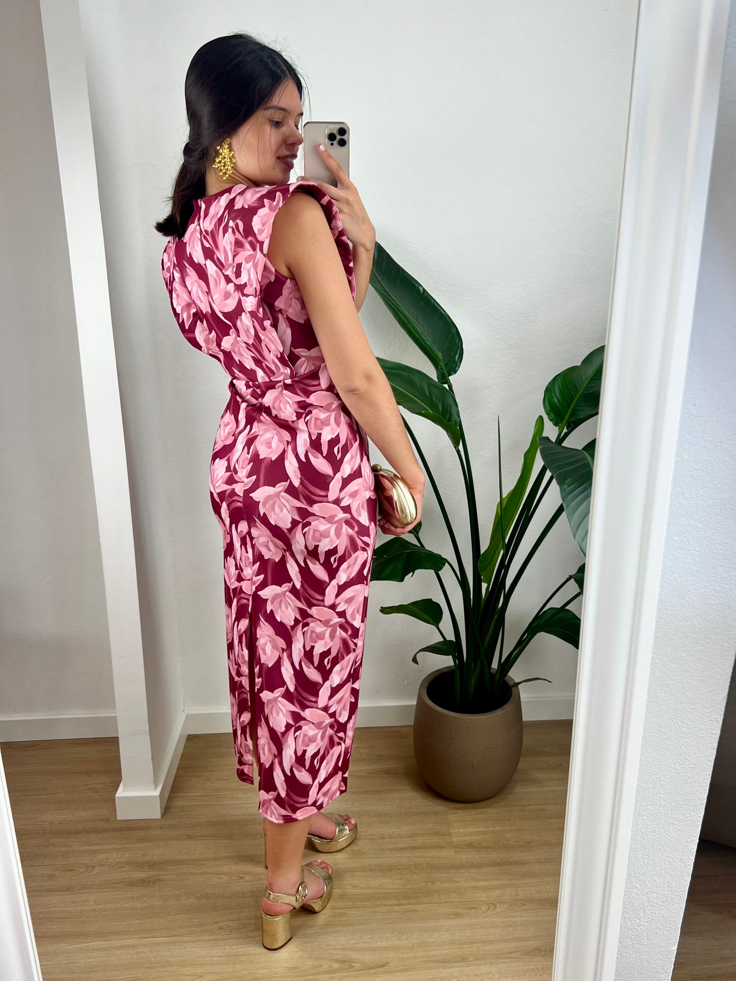 Vestido Lourdes - Rosa