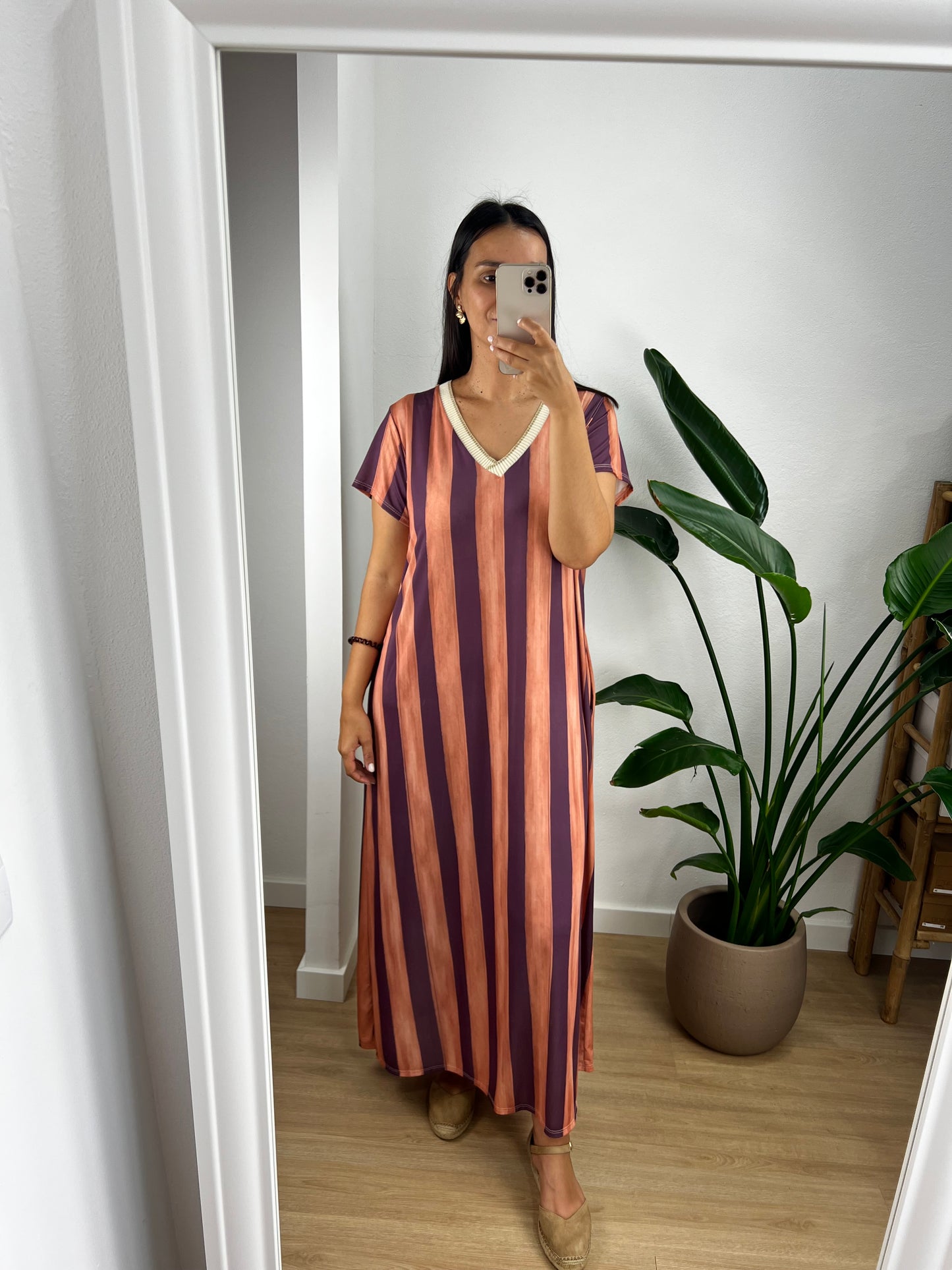 Vestido de malha fria