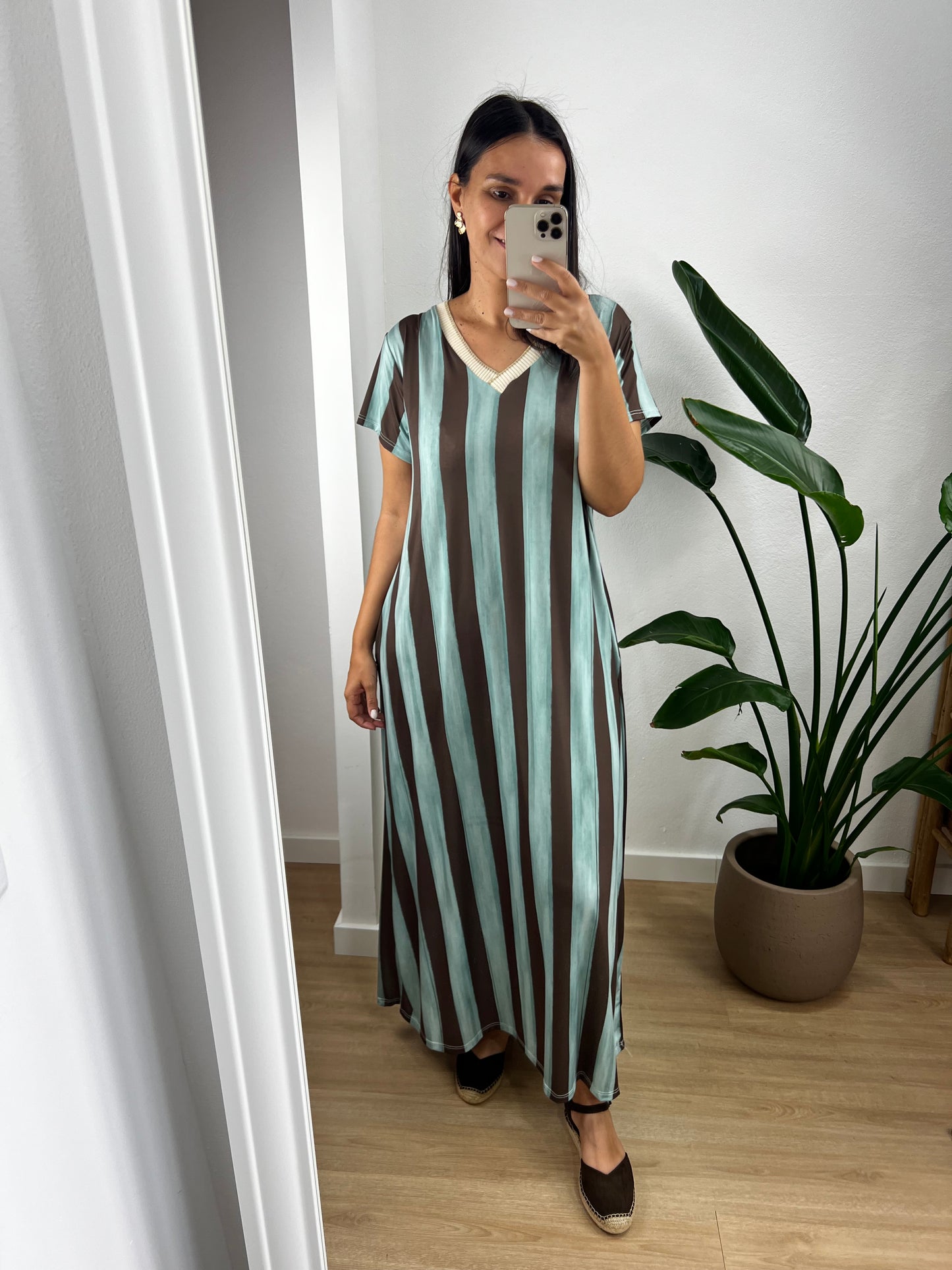 Vestido de malha fria