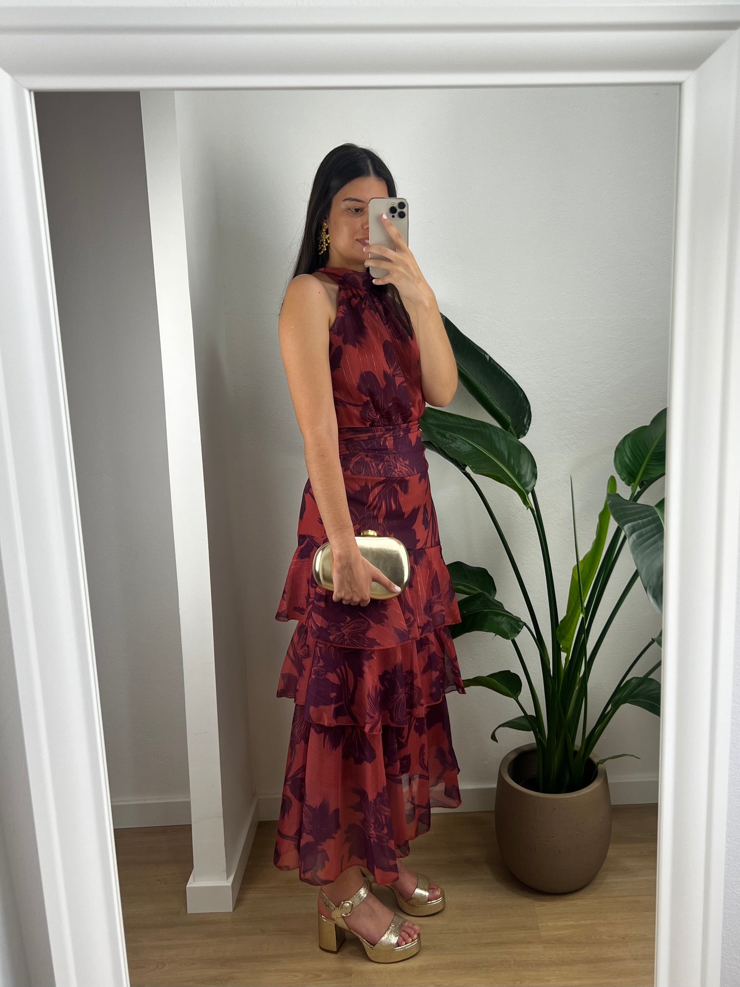 Vestido Eleonora - Vinho