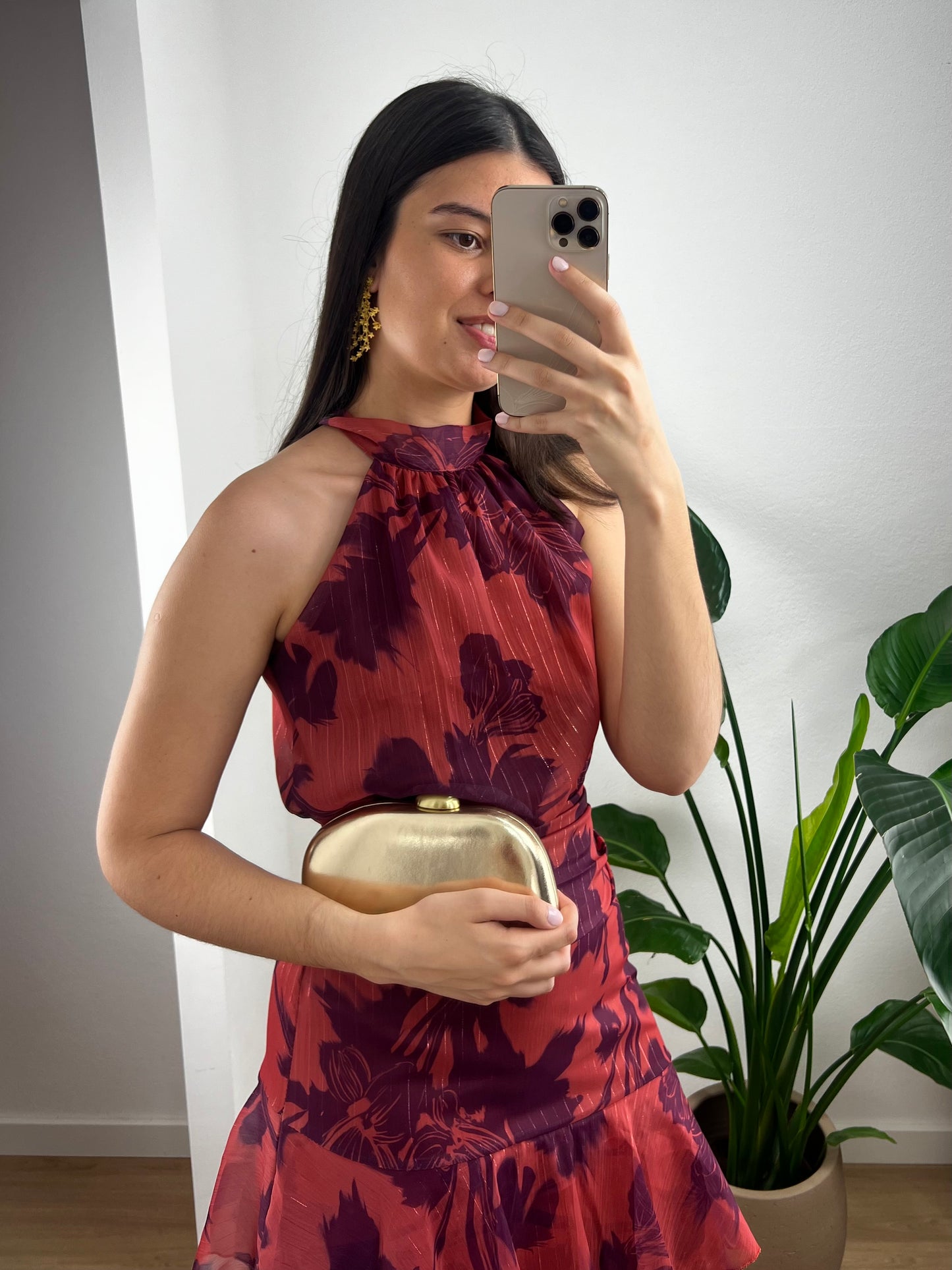 Vestido Eleonora - Vinho