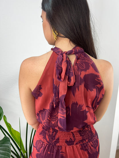 Vestido Eleonora - Vinho