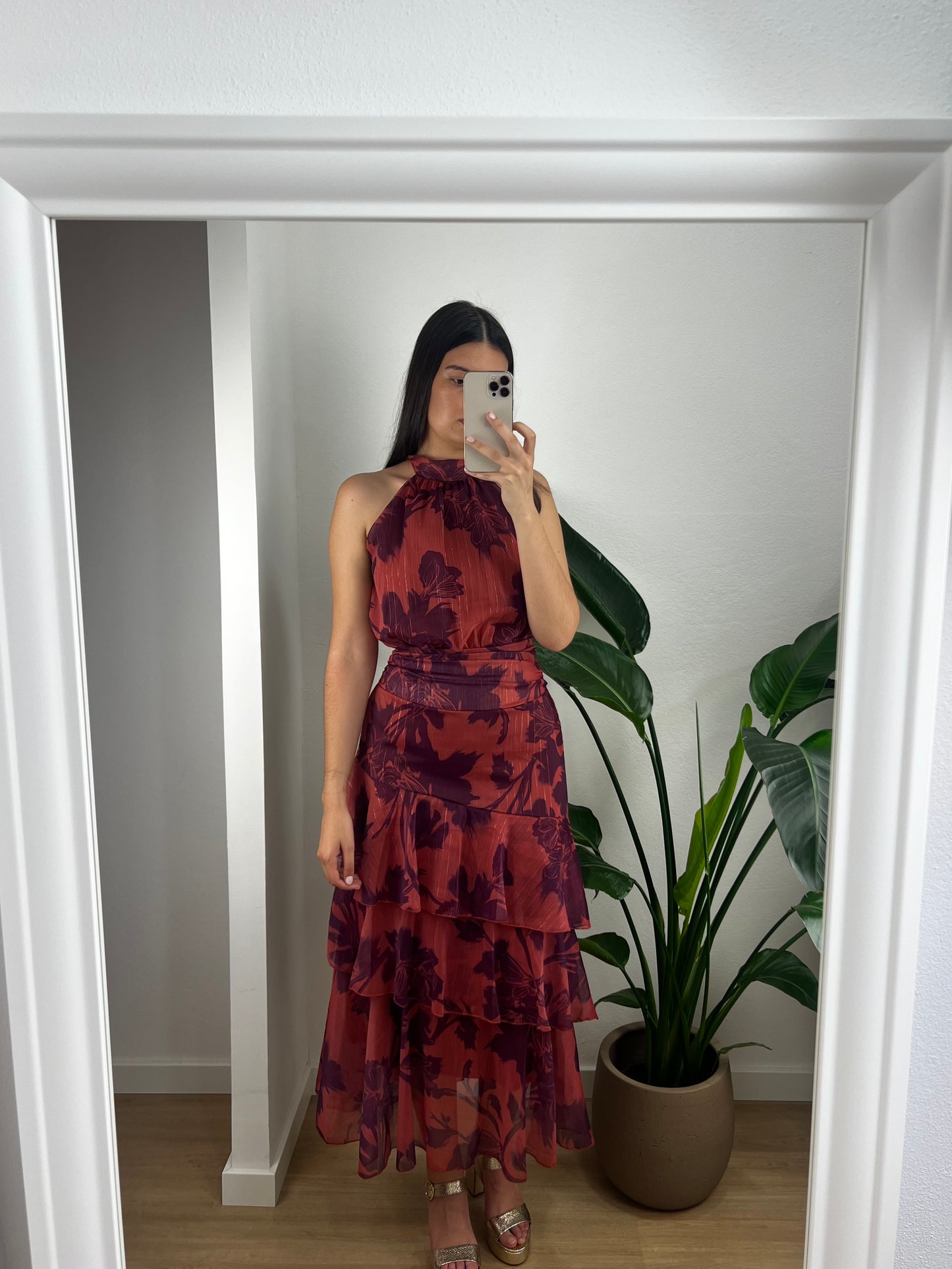 Vestido Eleonora - Vinho