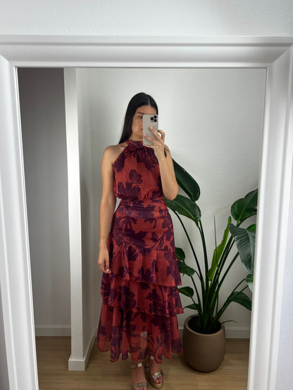 Vestido Eleonora - Vinho