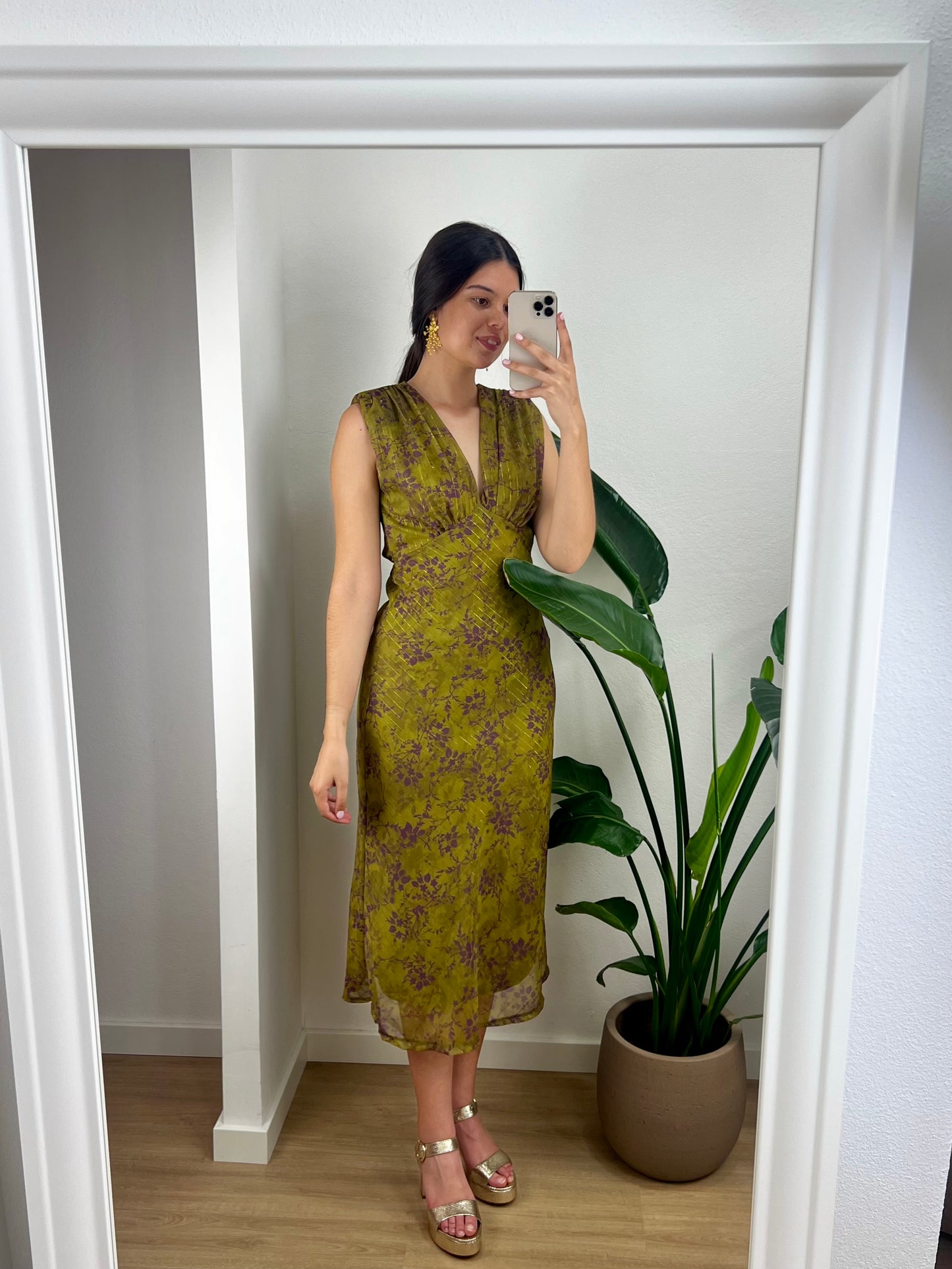 Vestido Alma - Verde lima