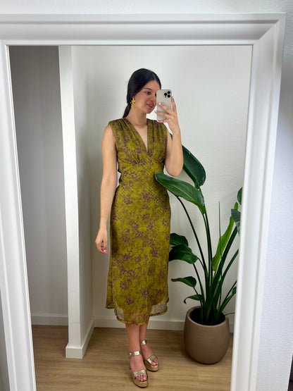 Vestido Alma - Verde lima
