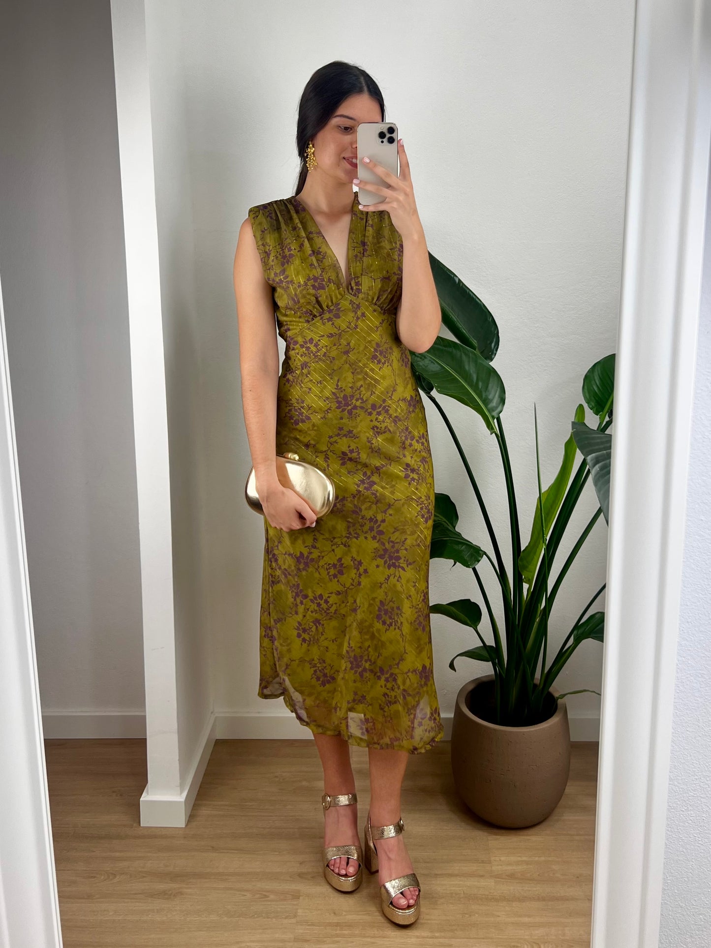 Vestido Alma - Verde lima