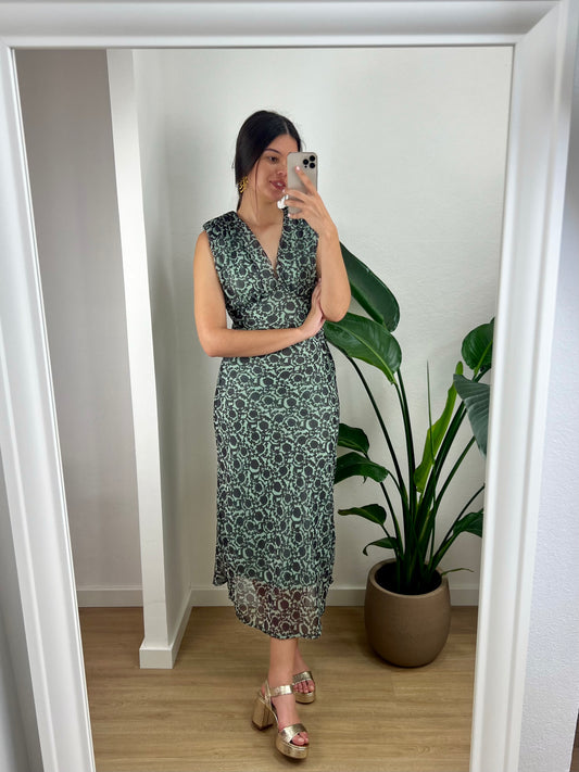 Vestido Alma - Turquesa