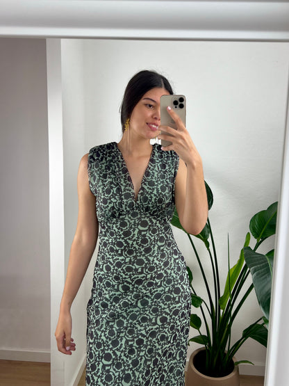 Vestido Alma - Turquesa