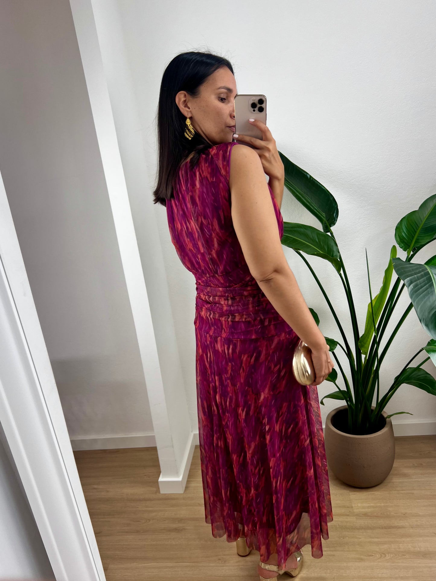 Vestido Caroline - Fúscia