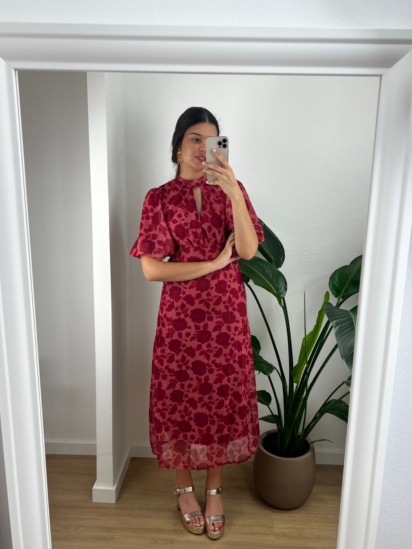 Vestido Francesca - Avermelhado