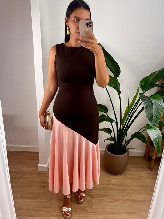 Vestido Marie - Castanho
