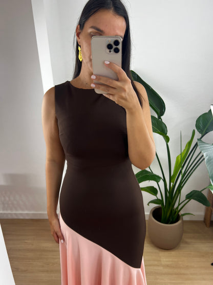 Vestido Marie - Castanho