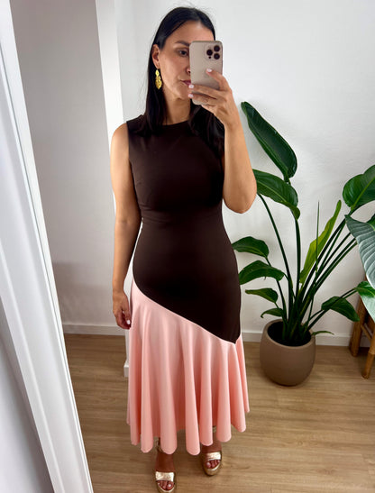 Vestido Marie - Castanho
