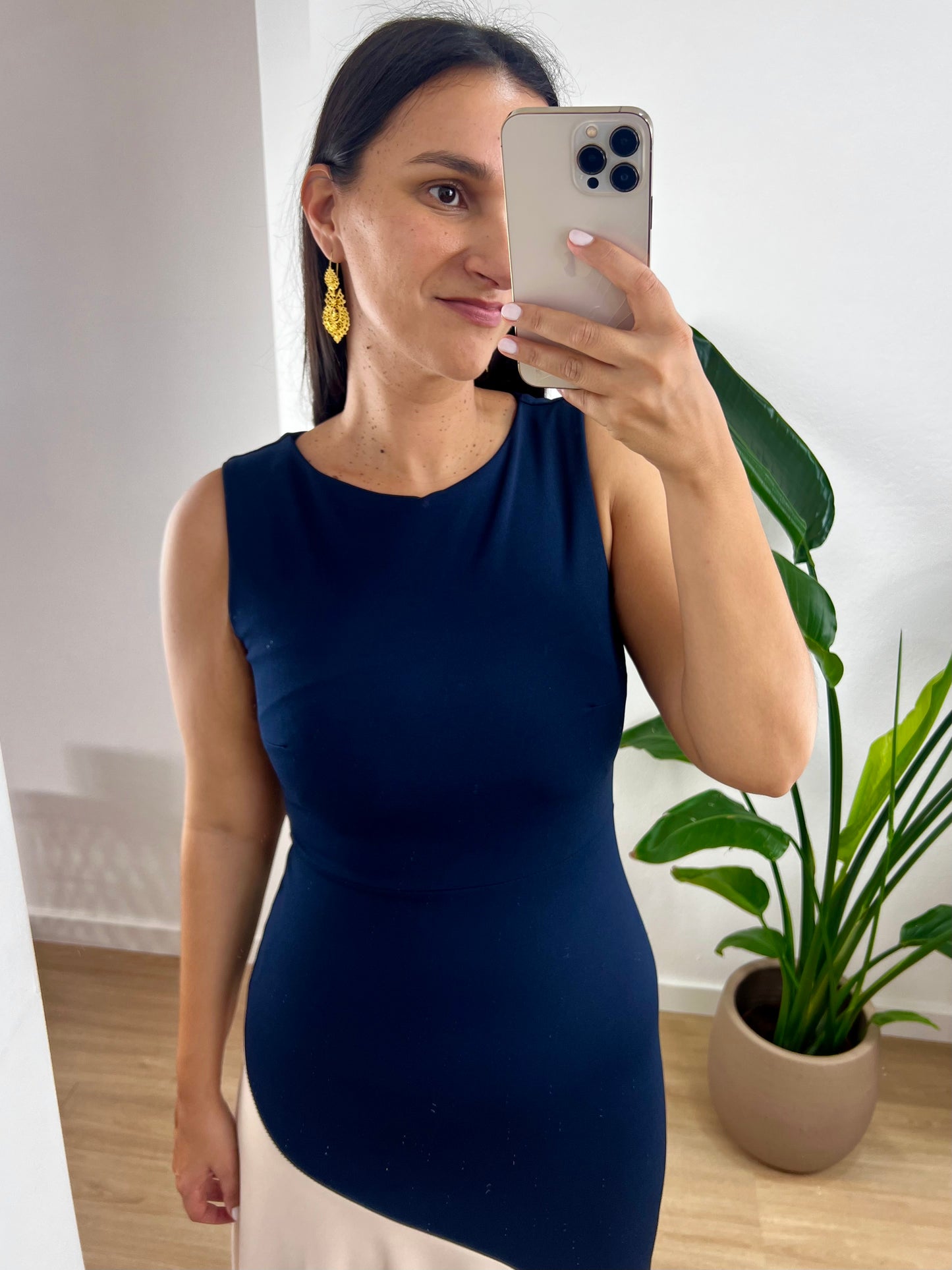 Vestido Marie - Azul Marinho