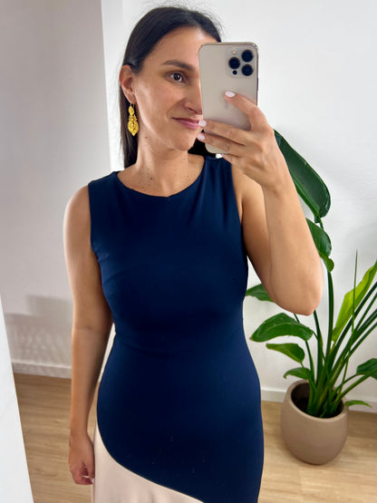 Vestido Marie - Azul Marinho