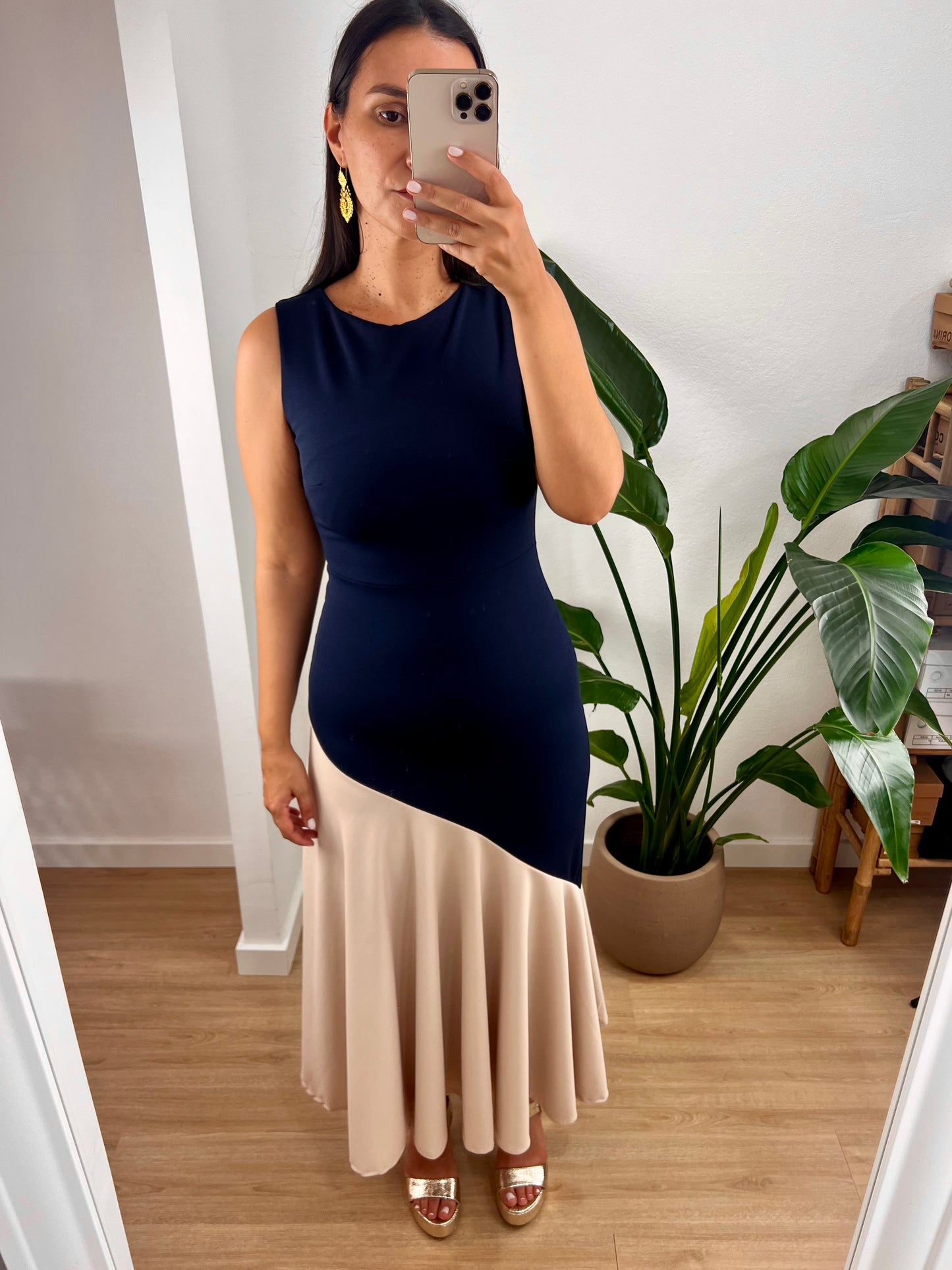 Vestido Marie - Azul Marinho