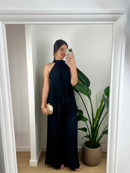 Conjunto Plissado - Preto