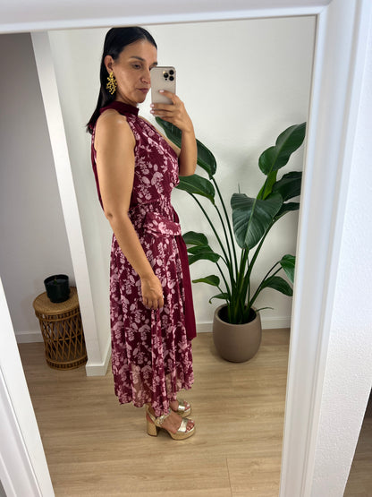 Vestido Carmen - Bordeaux