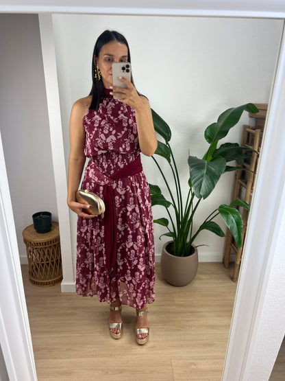 Vestido Carmen - Bordeaux