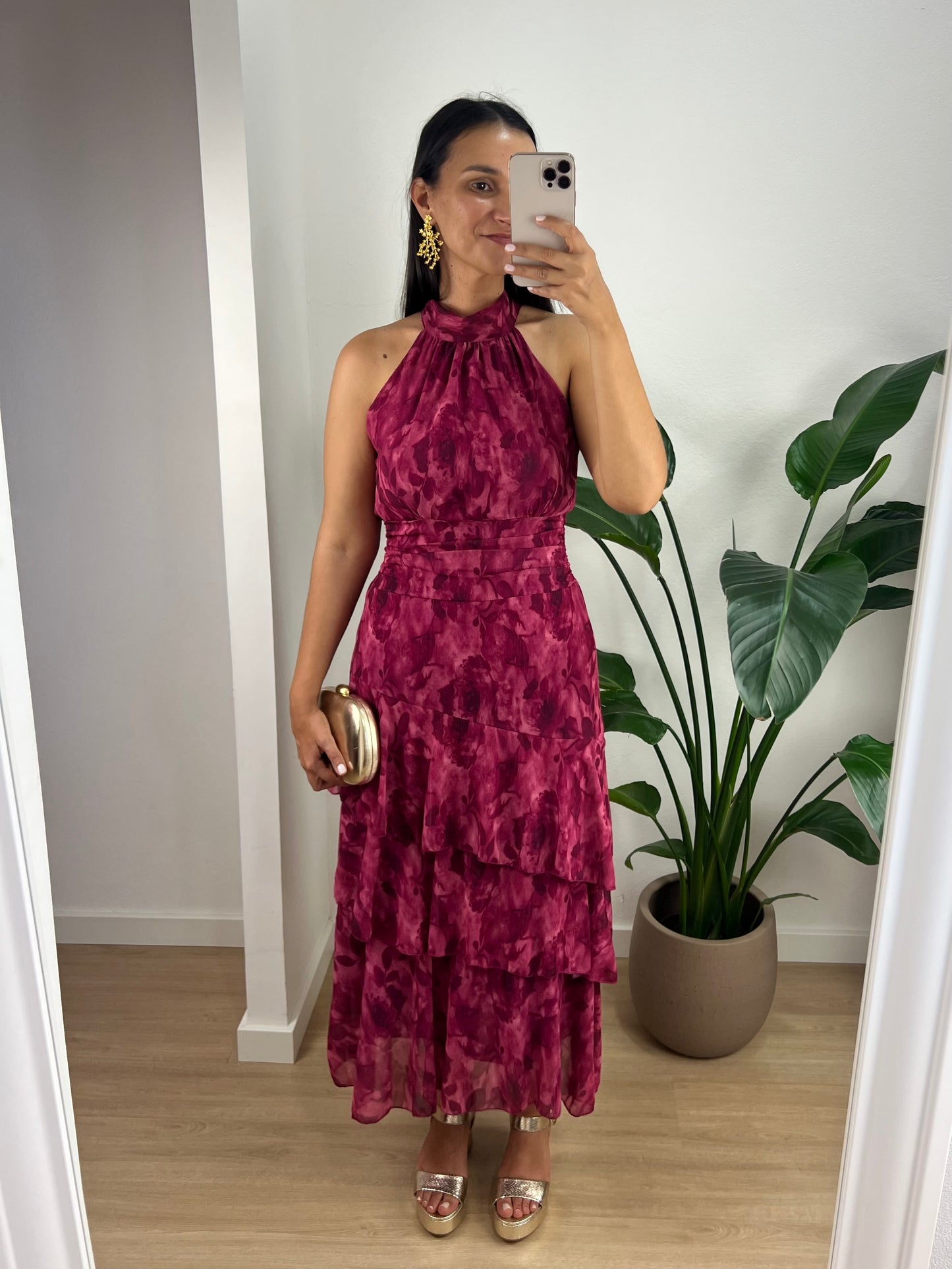 Vestido Sofia - Fúscia
