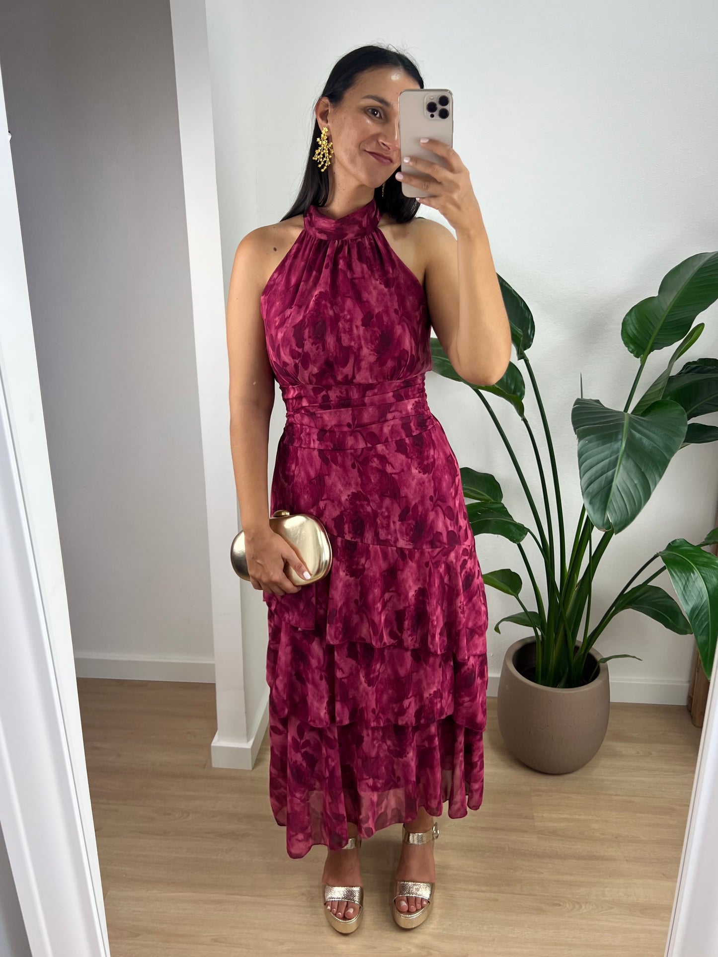 Vestido Sofia - Fúscia