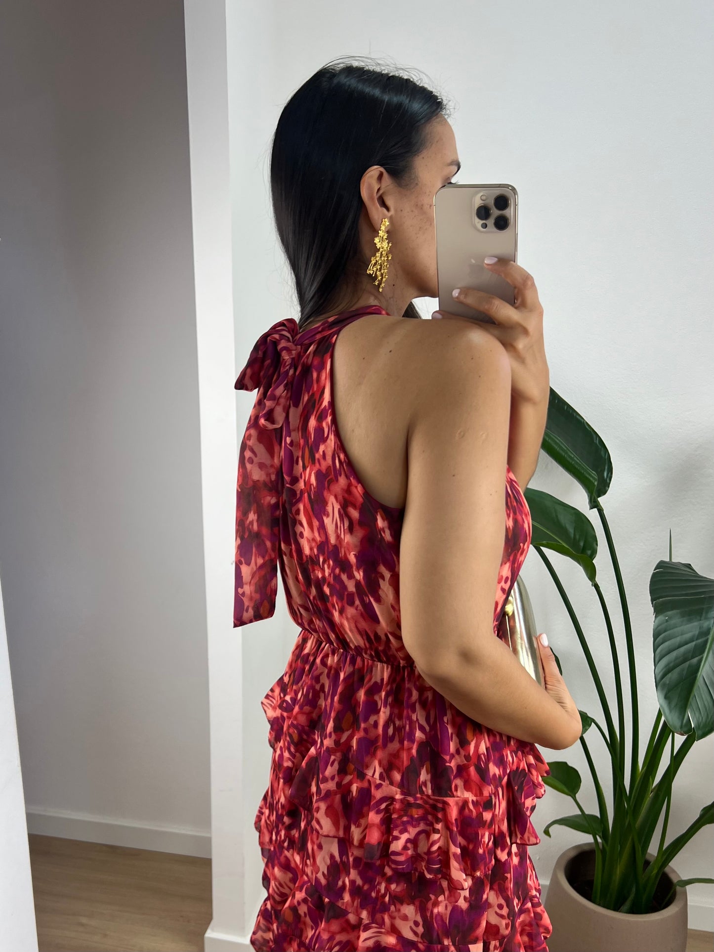 Vestido Lorena - Telha