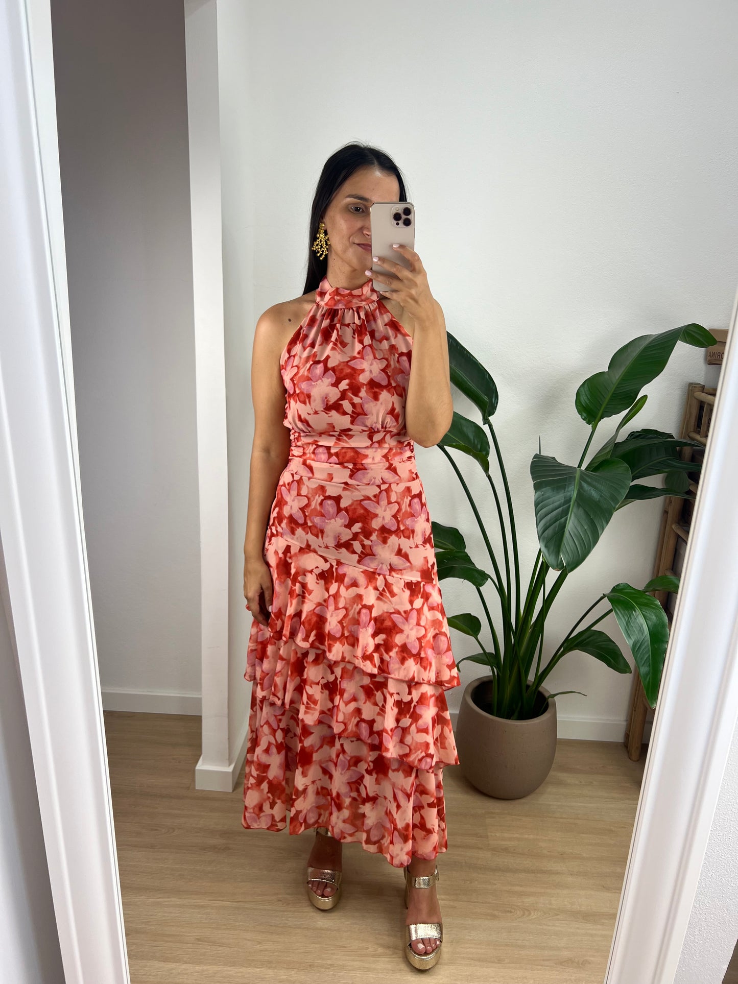 Vestido Paola - Laranja