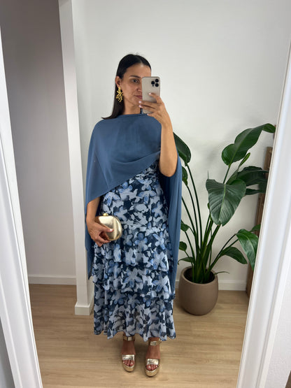 Vestido Paola - Azul