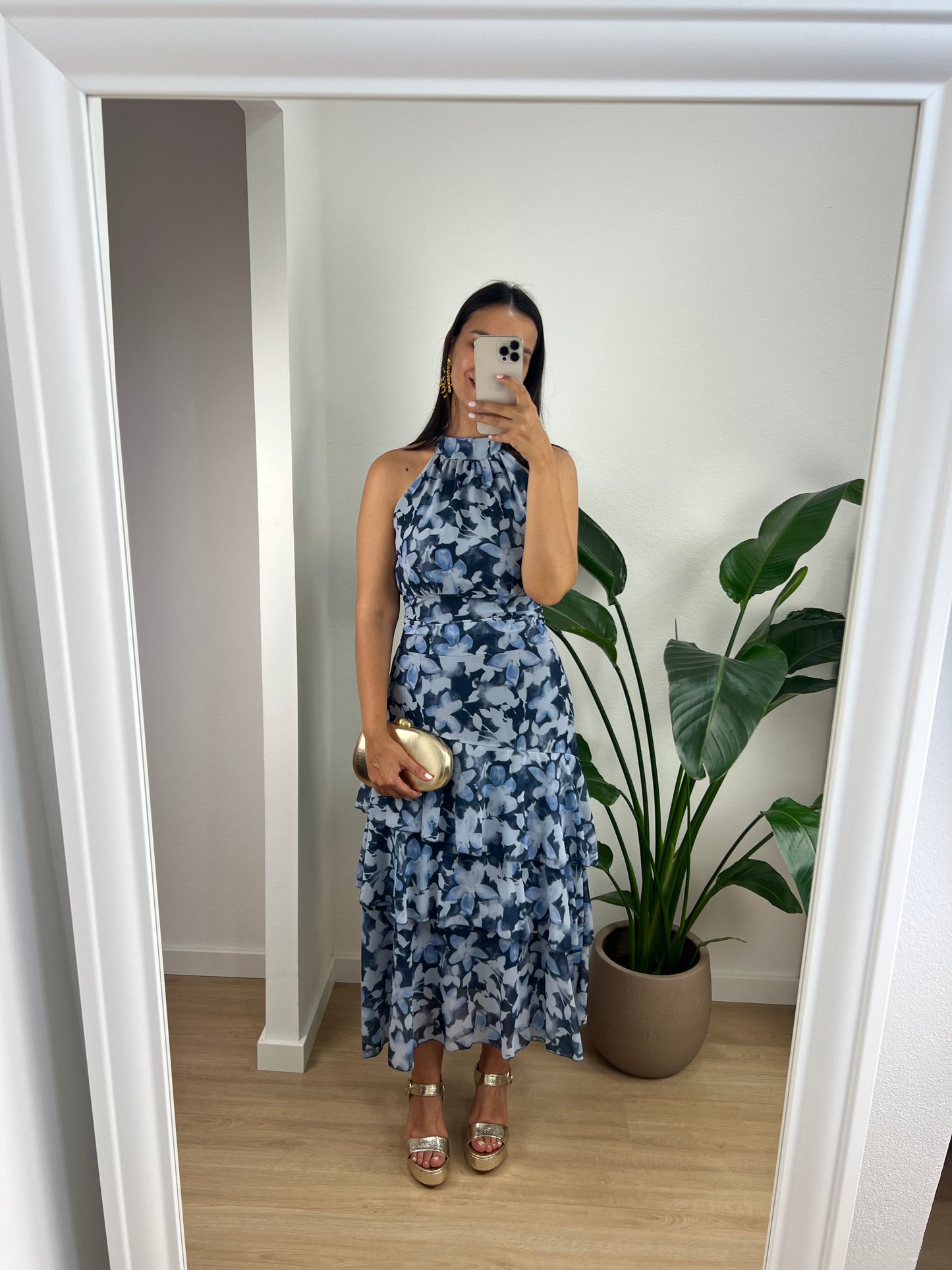Vestido Paola - Azul