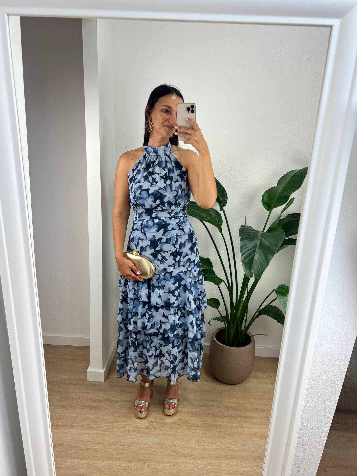 Vestido Paola - Azul