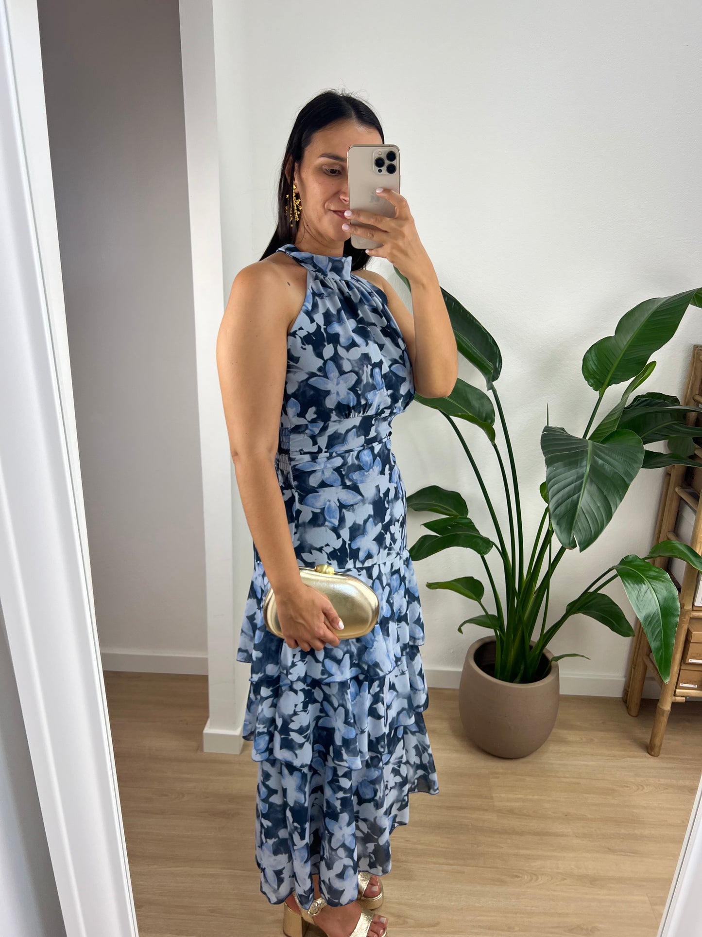 Vestido Paola - Azul