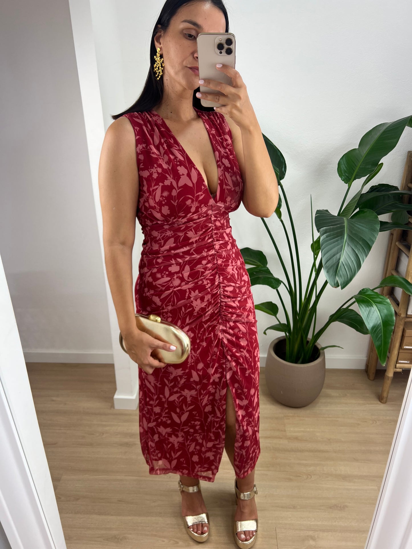 Vestido Rosário - Vermelho