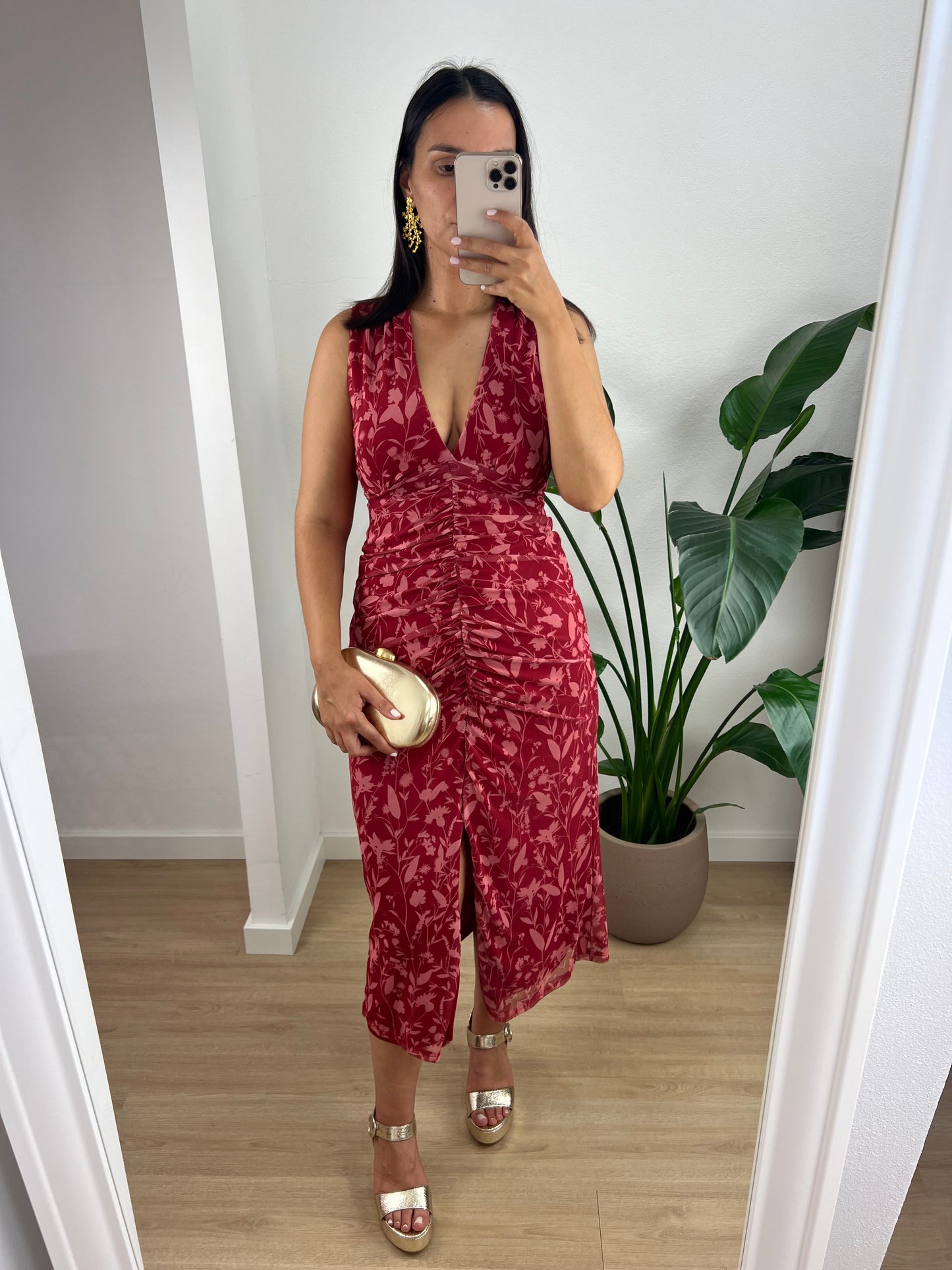 Vestido Rosário - Vermelho