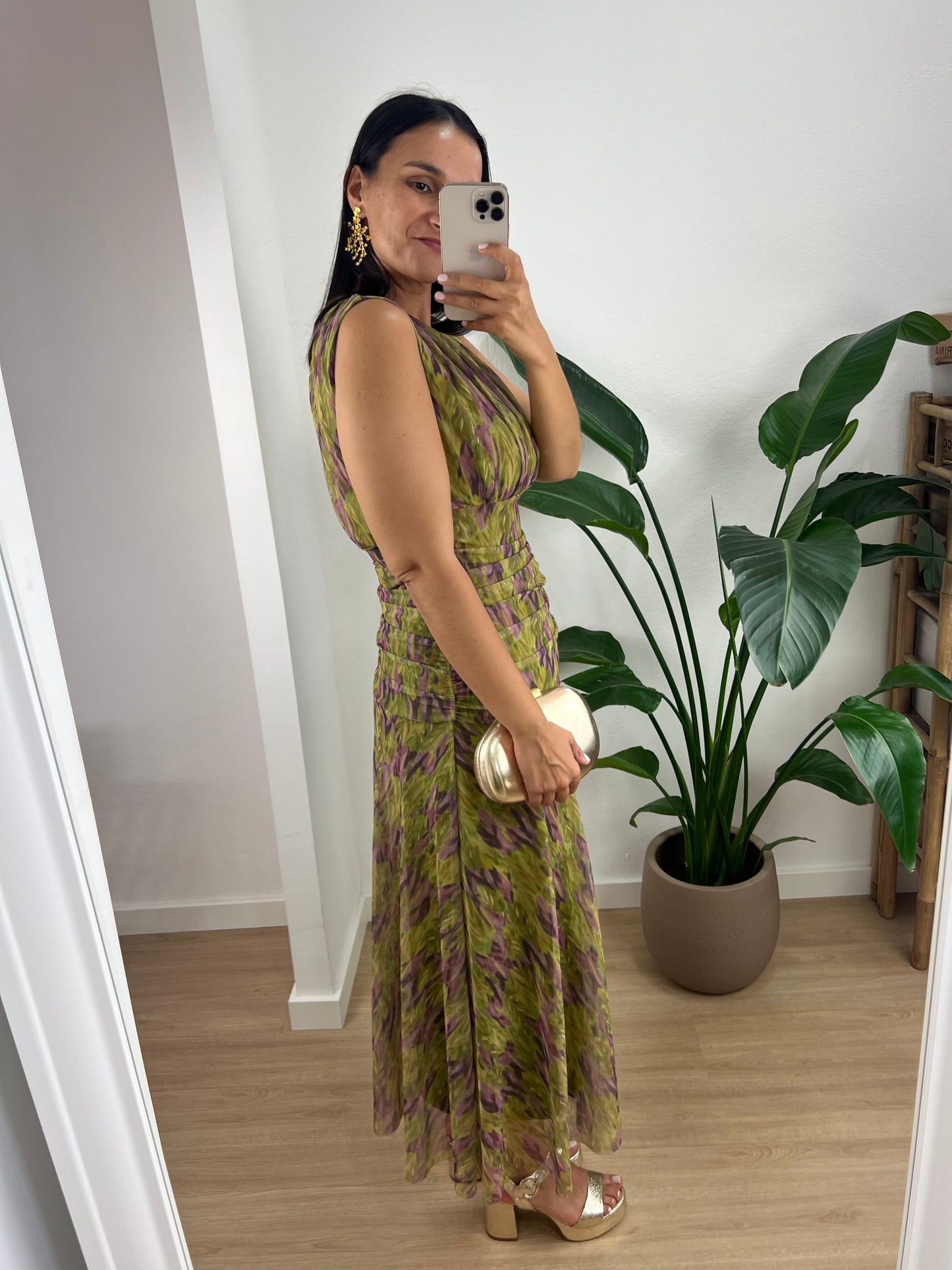 Vestido Caroline - Verde Lima