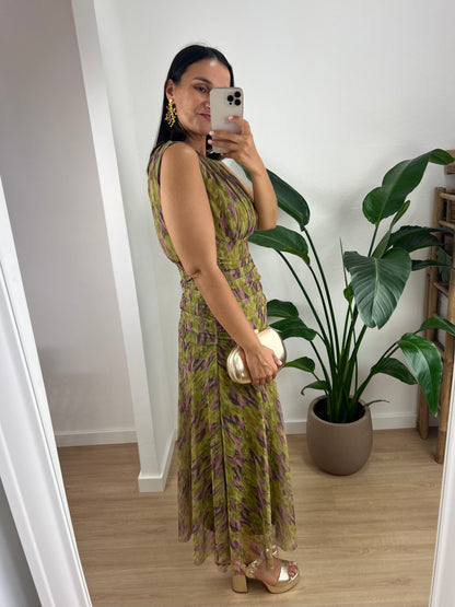 Vestido Caroline - Verde Lima