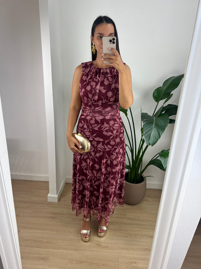 Vestido Caroline - Vinho