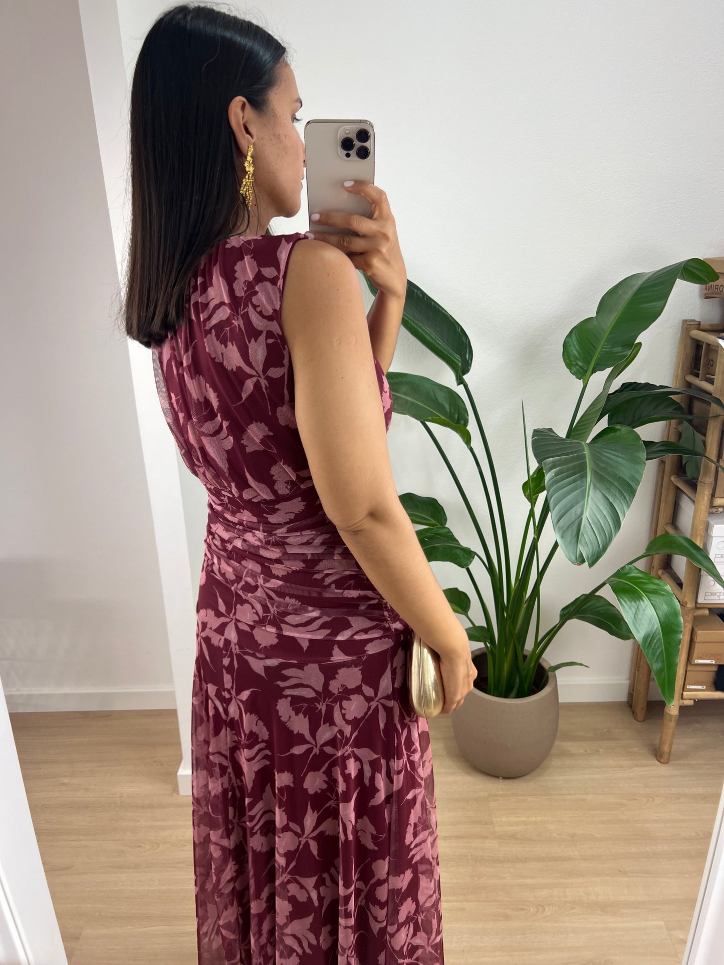 Vestido Caroline - Vinho