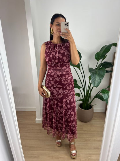 Vestido Caroline - Vinho